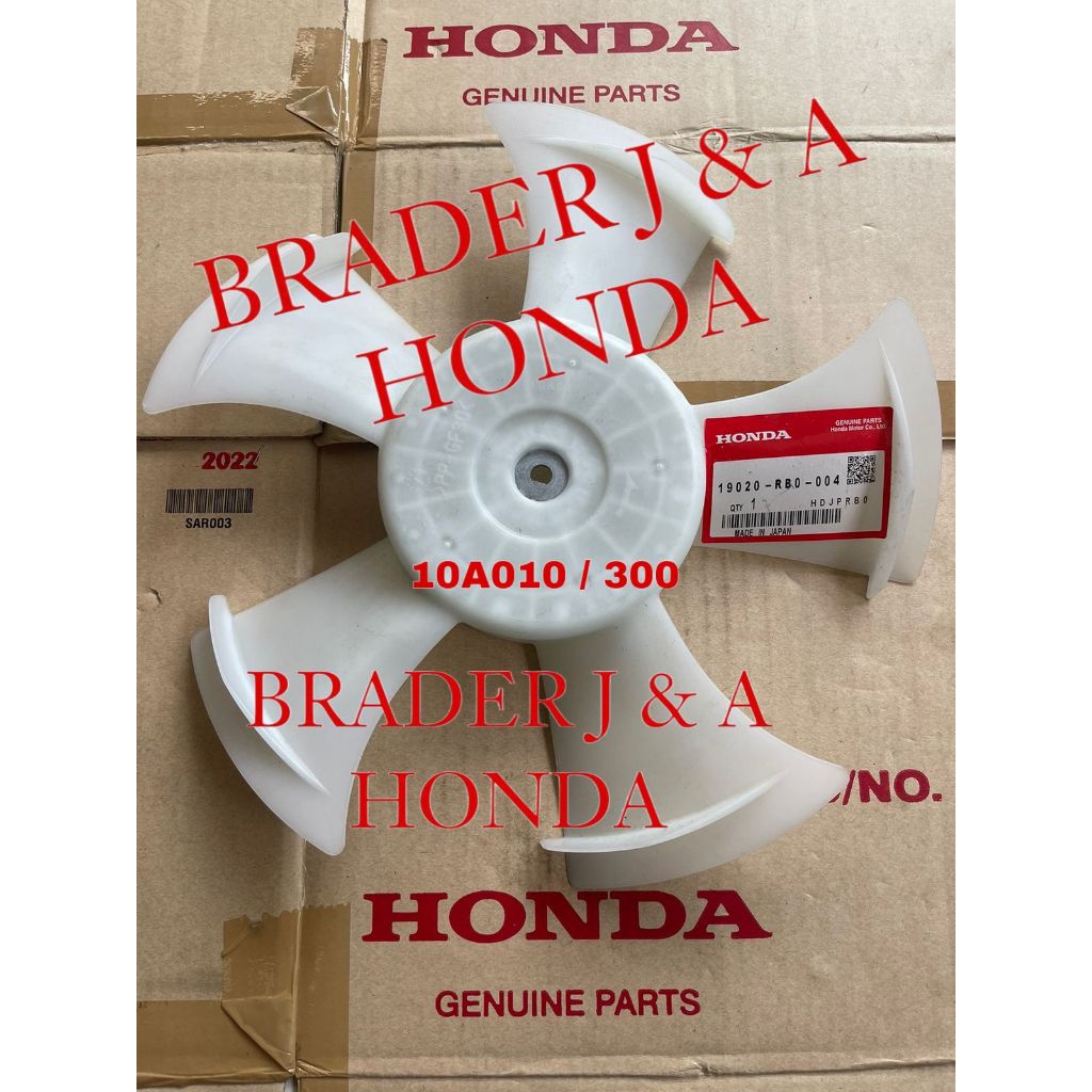 COOLING FAN DAUN KIPAS MOTOR RADIATOR DEPAN PENUMPANG CRZ CITY GM2 JAZZ GE8 RS BRIO SATYA FREED GB3 