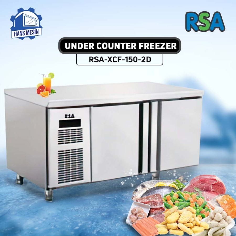 UNDERCOUNTER FREEZER RSA XCF-150-2D