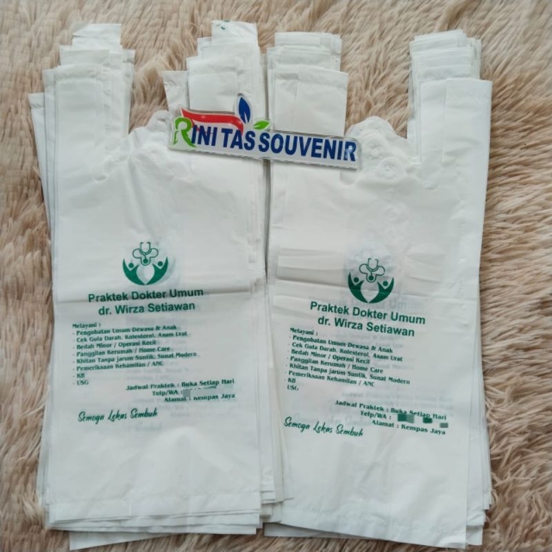

plastik sablon untuk obat bidan/dokter harga murah dan bisa COD