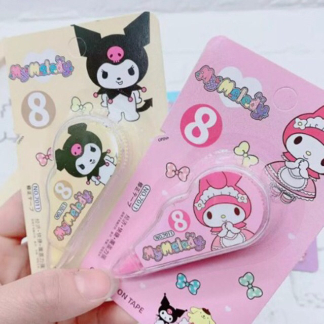 

[TD]tipe-x mini // harga grosir // kuromi karakter // correction tape mini lucu