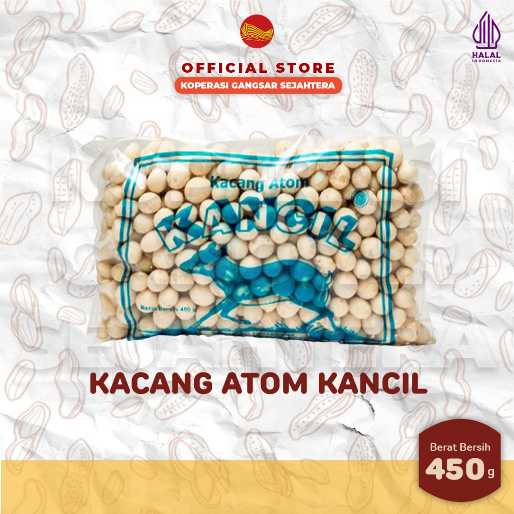 

KACANG ATOM GANGSAR KANCIL BIRU 450gr