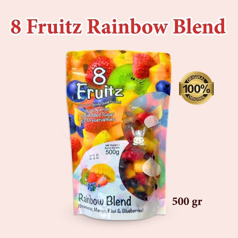 

8 Fruitz Rainbow Blend ( Buah Beku )