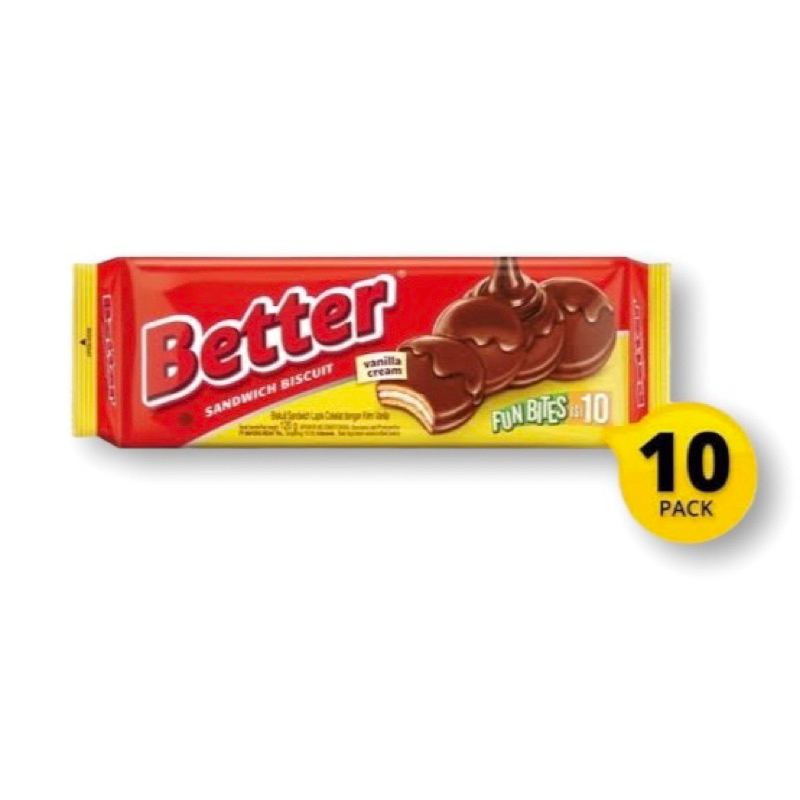 

BETTER SANDWICH BISCUITS VANILLA CREAM 100GR