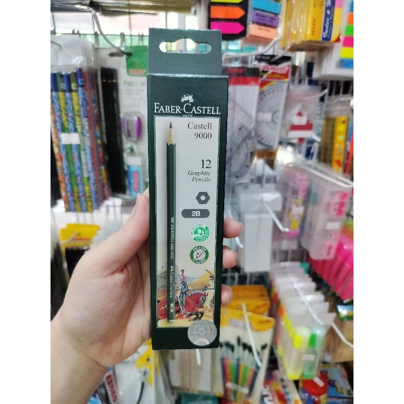 Pensil Faber Castell 2B (1 box isi 12pc)
