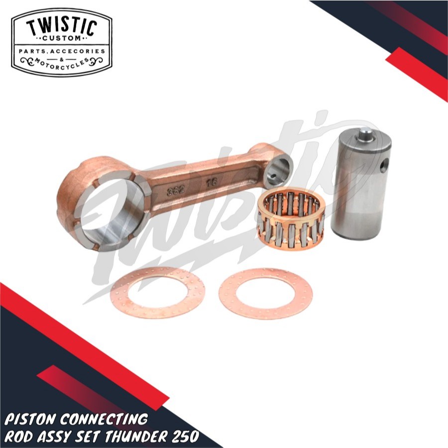 Stang Seher Piston Washer Pen Pin Bearing Fullset Full Set Kit Connecting Rod Conrod Paket Lengkap M