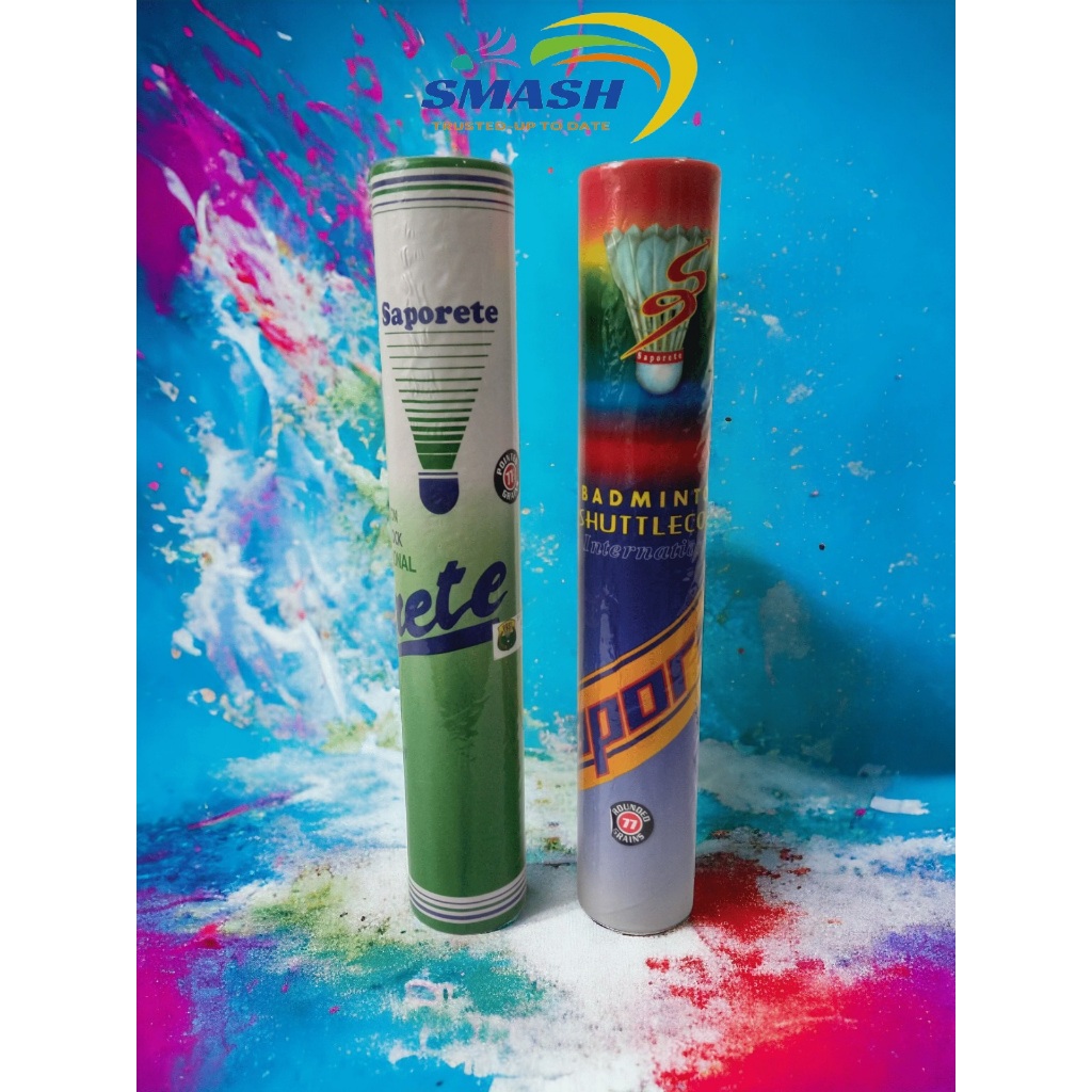 Shuttlecock / Kok Saporete Hijau / Pelangi Biru