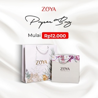 

Zoya Paper Bag Kecil Motif - Packaging Kerudung Hijab Segiempat - Packaging Busana - Bahan Art Carton