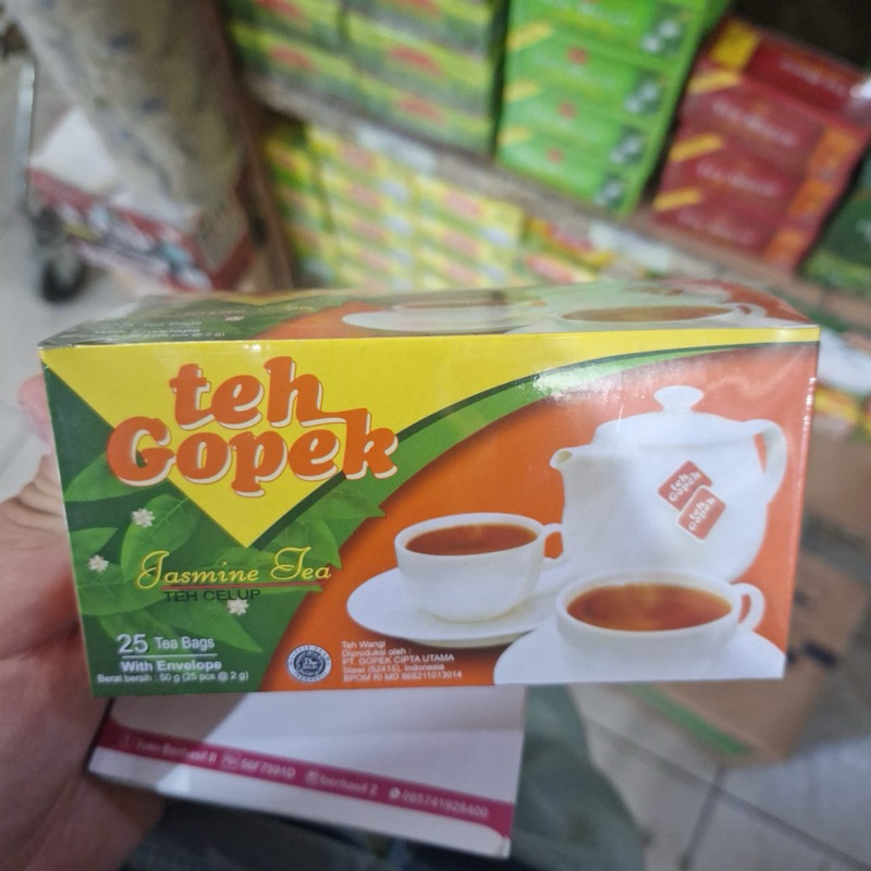 

Gopek teh celup jasmine 25 envelope box