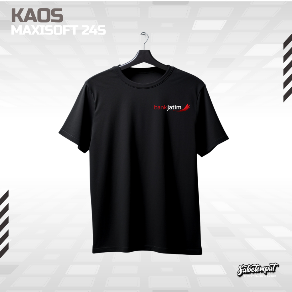KAOS - TSHIRT BANK JATIM CUSTOM DESAN LOGO PERUSAHAAN BUMN