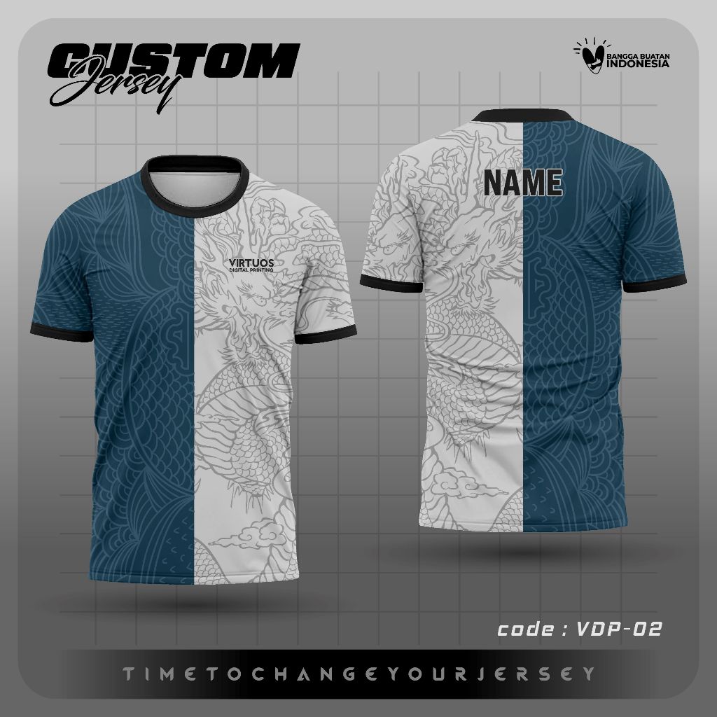 JERSEY FUTSAL,VOLI PRINTING VDP 02 SERI GARUDA (PRE-ORDER) / JERSEY FUTSAL / JERSEY VOLI