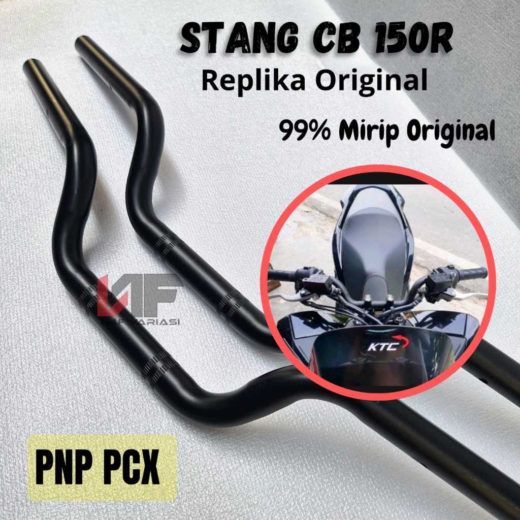 Stang setang stir setir honda cb150r CBR cb150r led pendek PNP PCX warna Hitam AHM 99% Mirip ORI AHM