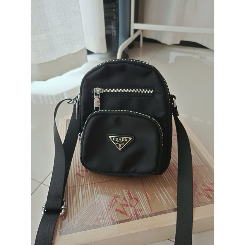 Prada nylon sling bag new