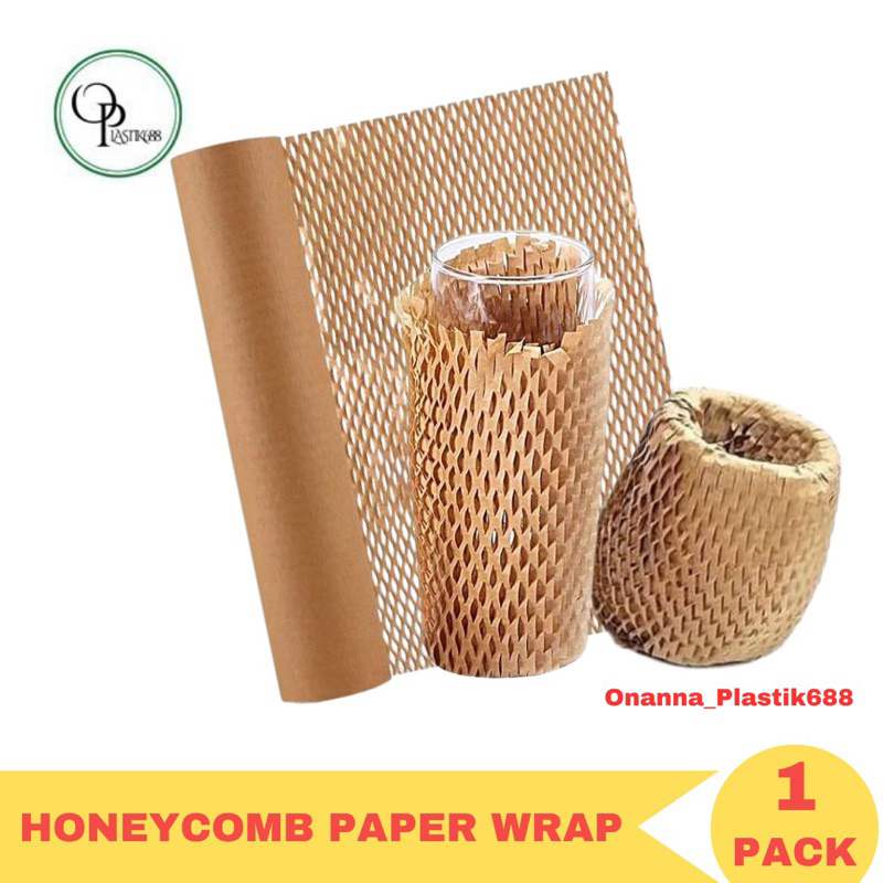 

ONANNA Honeycomb Paper Hexa Wrap Eco Friendly Ukuran Lengkap 1m & 5m