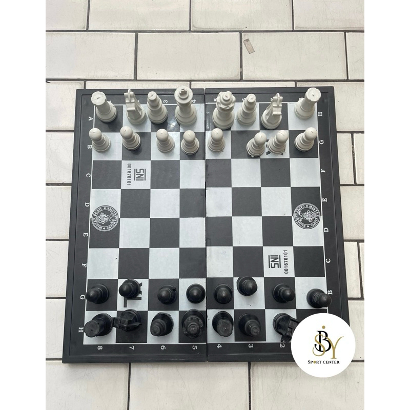 [LOKAL] Catur Plastik POPO Papan Plastik, Bidak Catur Plastik