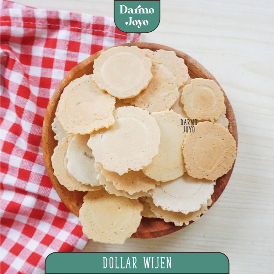 

DARMO CAMILAN - Dollar Wijen 125gr Kue Opak Dolar Simping