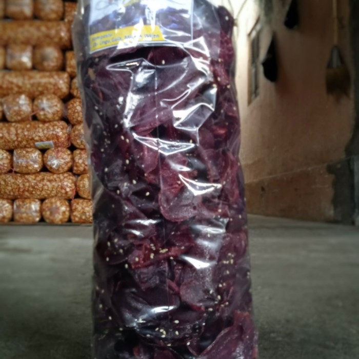 

Keripik Ubi Manis Premium / keripik ketela ungu / camilan snack kiloan murah 500 gram