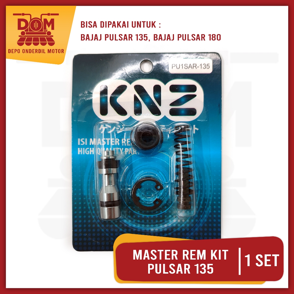 Master Rem Kit Bajaj Pulsar 135 (KNZ) Repairkit Seal Sil Master Rem Cakram Bajaj Pulsar 135