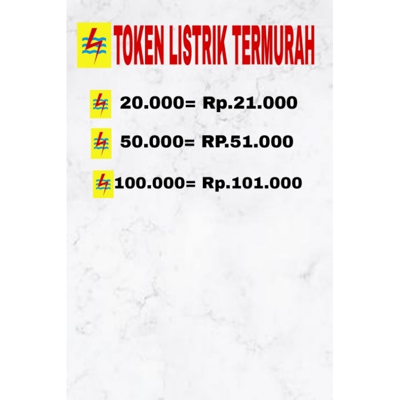 PROMO Token Listrik PLN Termurah