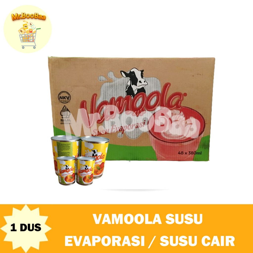 

VAMOLLA Susu EVAPORASI / EVAPORED Milk / Susu Cair (1 Dus)