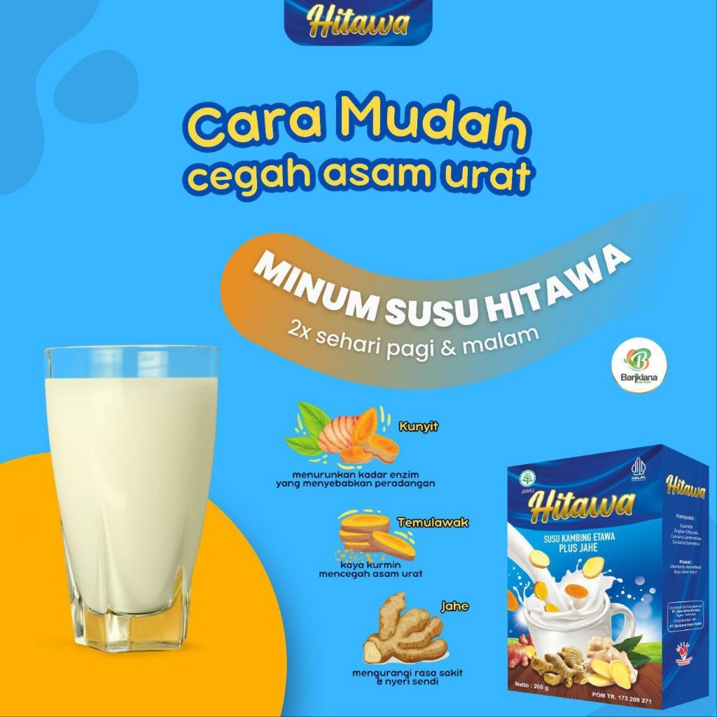 

HITAWA Susu Kambing plus jahe