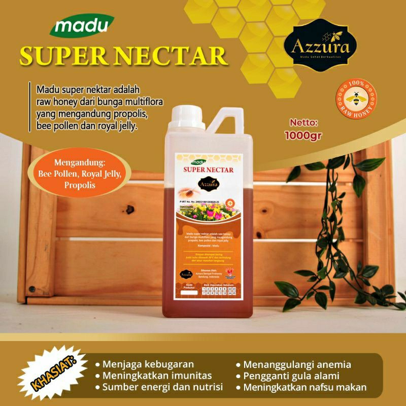

[Raw Honey] Madu randu super 1kg - Madu Deroyal - Madu randu super original 1000gram