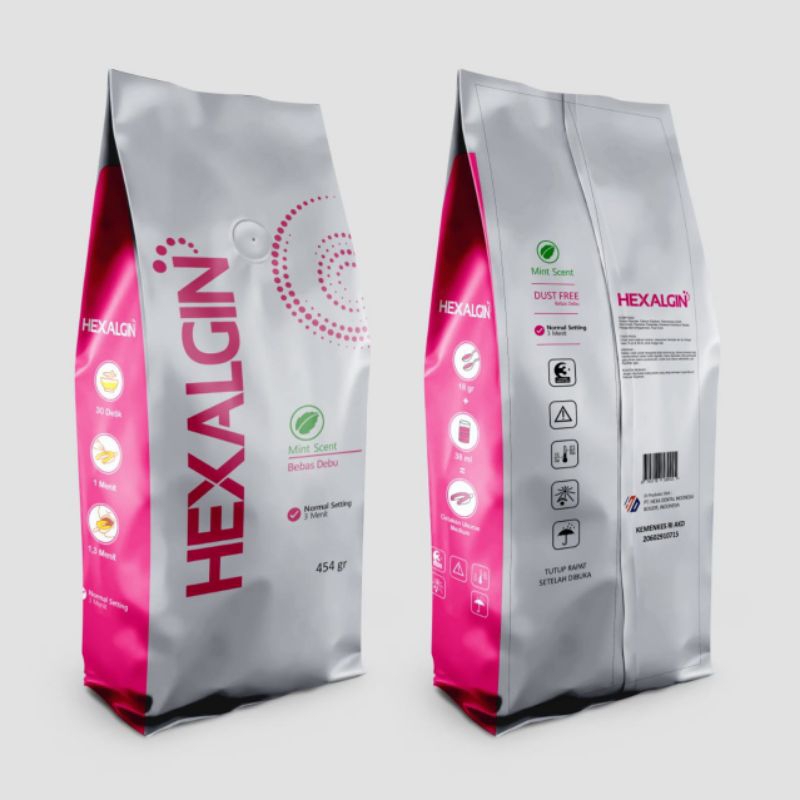 Alginate hexalgin bahan cetak gigi