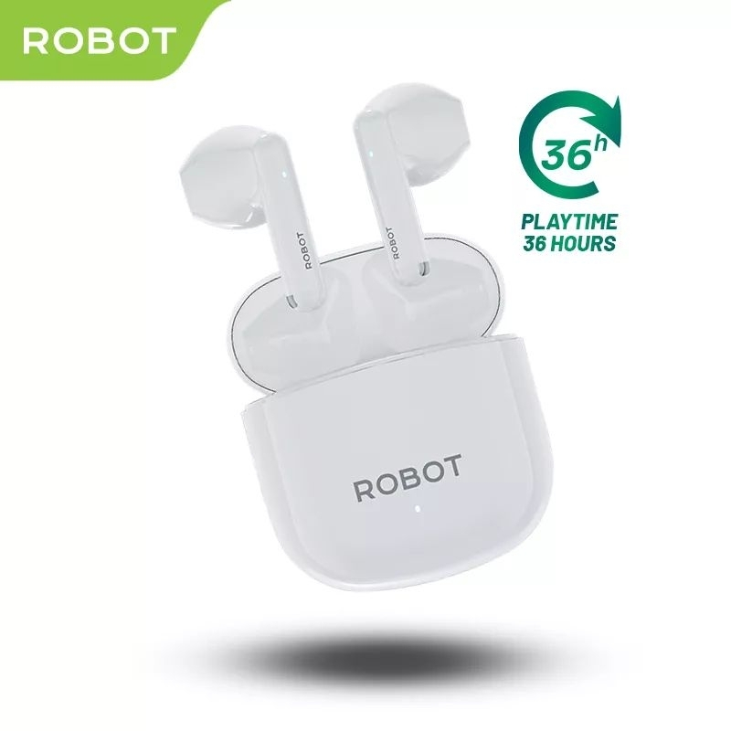 Robot Airbuds T60 TWS Bluetooth Earphones Headset Wireless Original Original