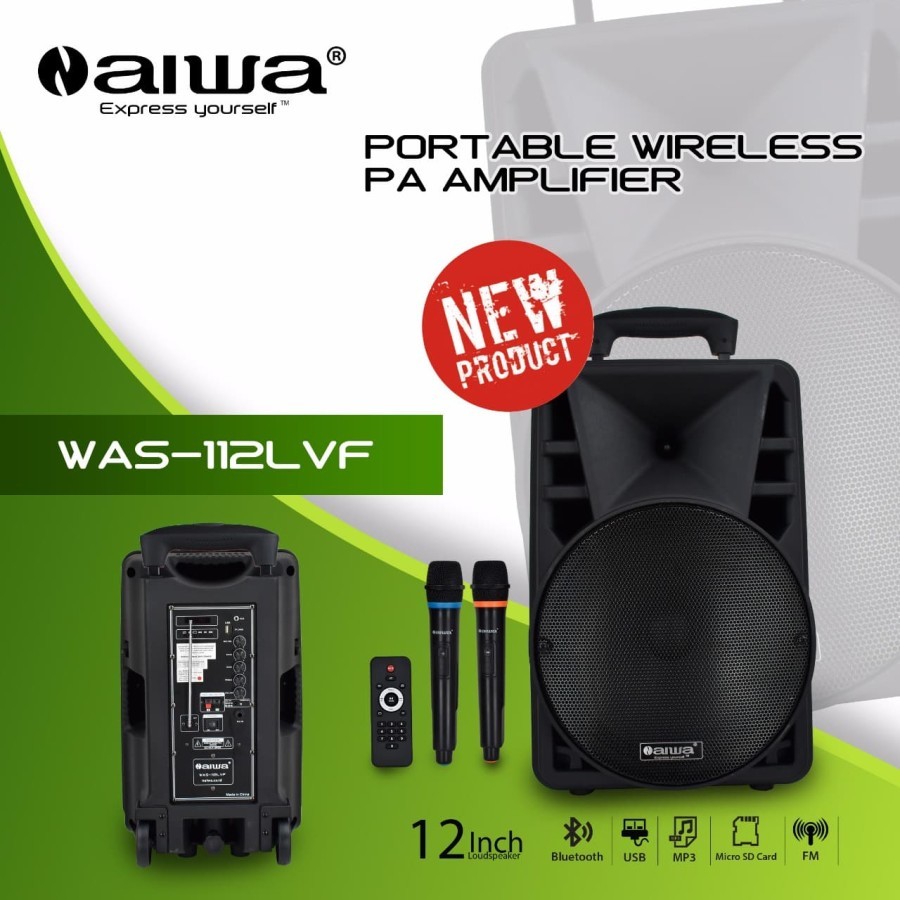 SPEAKER PORTABLE WIRELESS MEETING AIWA 112LVF