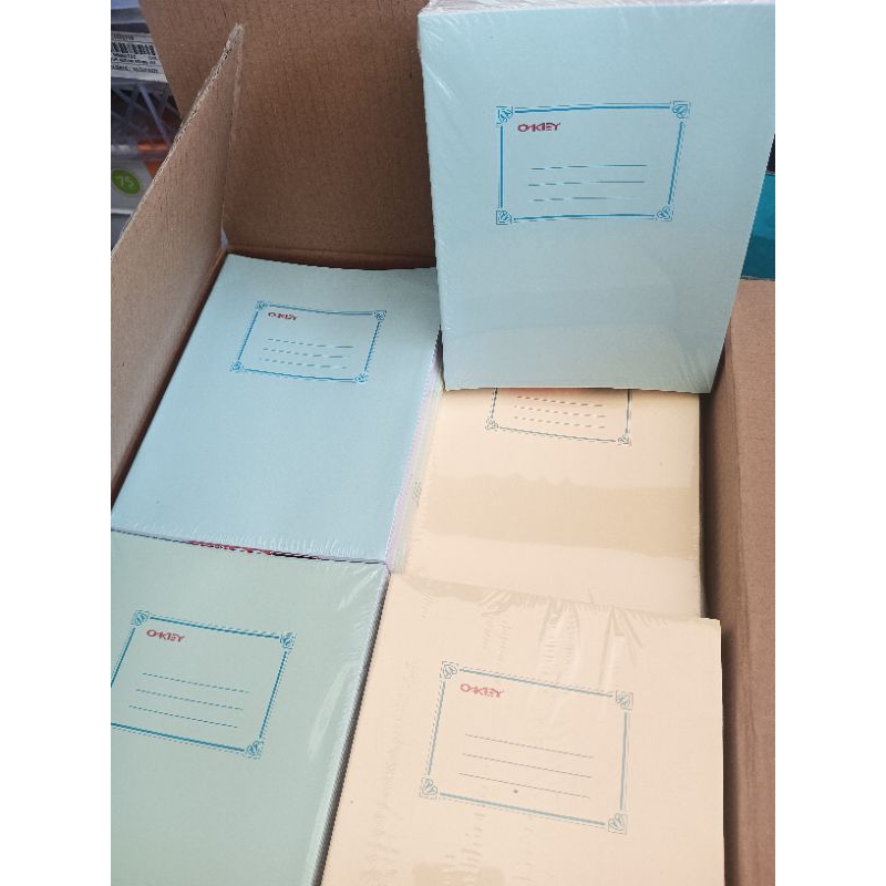 

Buku tulis biasa merek OKEY isi 1 pak 10 buku