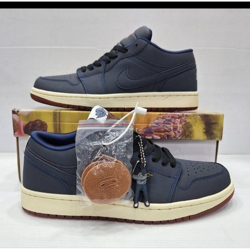 sepatu Nike air jordan 1 low x Eatside Golf navy