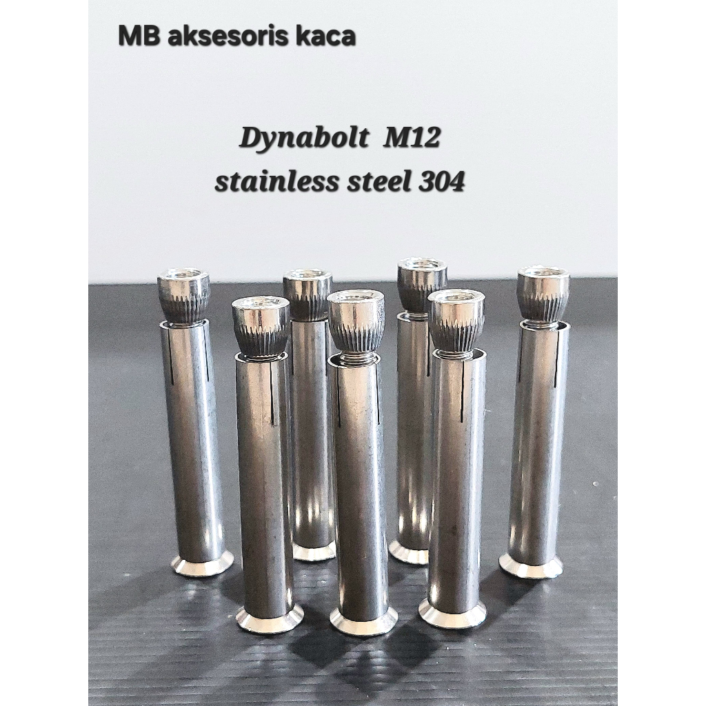 BAUT DYNABOLT M12 STAINLESS STEEL 304 ANGKUR TEMBOK