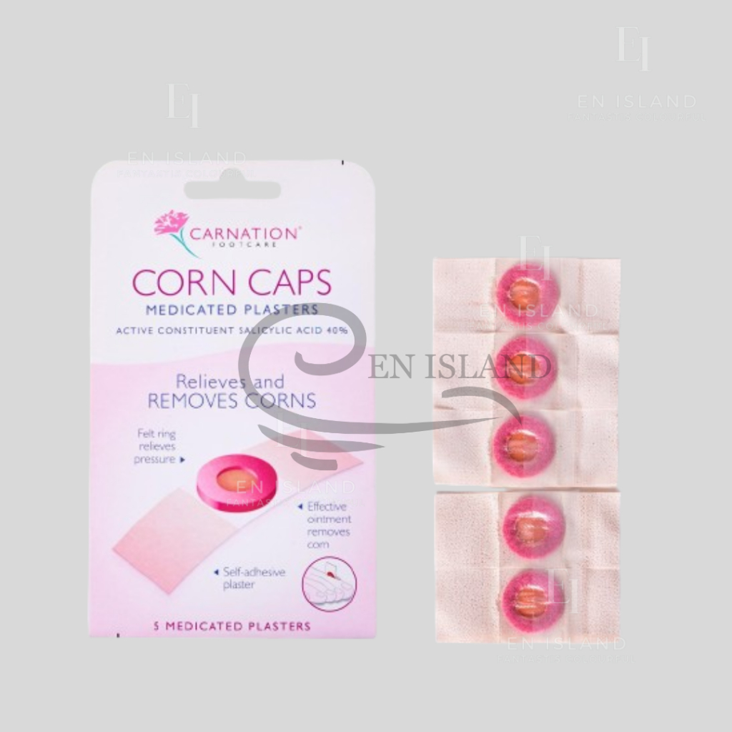 Carnation Corn Caps Plaster Plester Kutil dan Mata Ikan Corn Caps Salicylic and Phenol Plasters