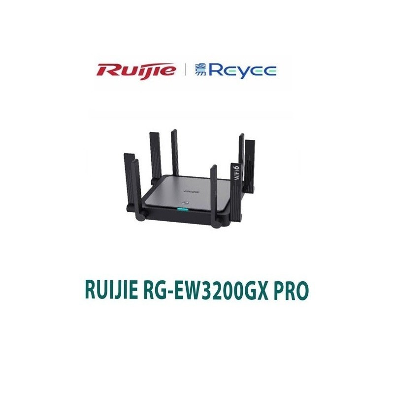Network (Device) Ruijie REYEE WiFi Router RG-EW3200GX PRO Dual Band/WiFi6/8Antena/Mesh/Gigabit (192 