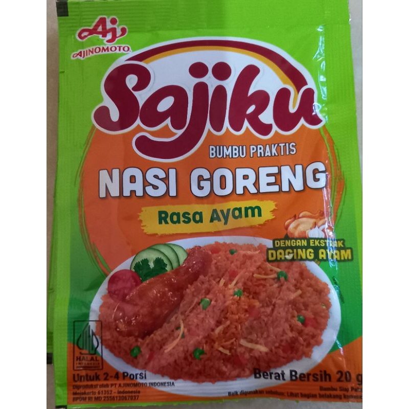 

sajiku Nasi goreng ayam dan sajiku Nasi goreng Pedas (3bungkus)