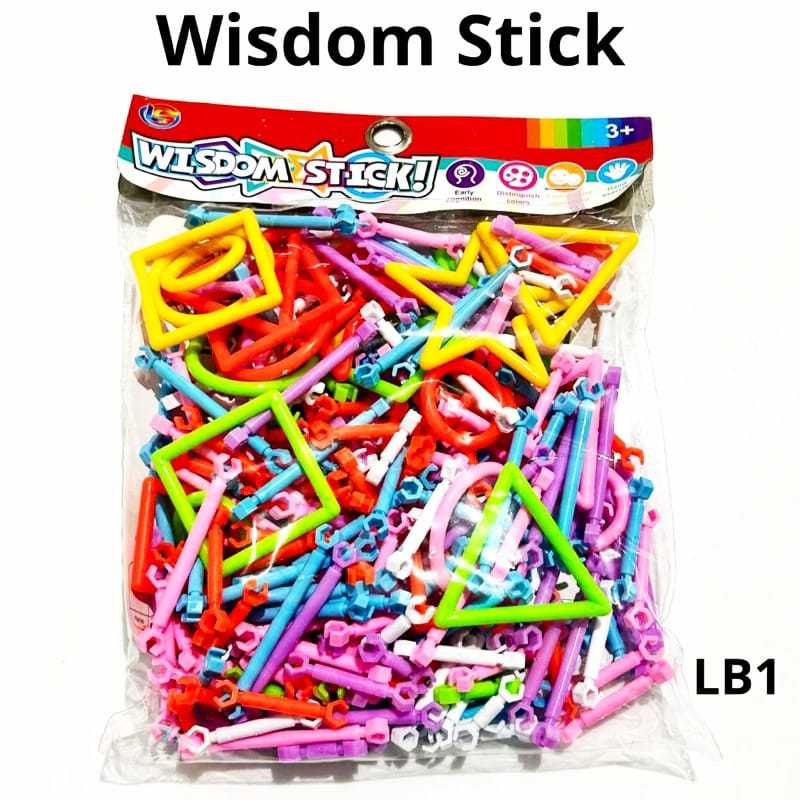 { ORBT } Mainan Edukasi Anak Puzzle Stick Susun - Mainan Wisdom Stick LB1