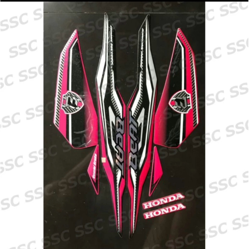 Stiker Stripping Honda Beat Iss 2019 semua warna