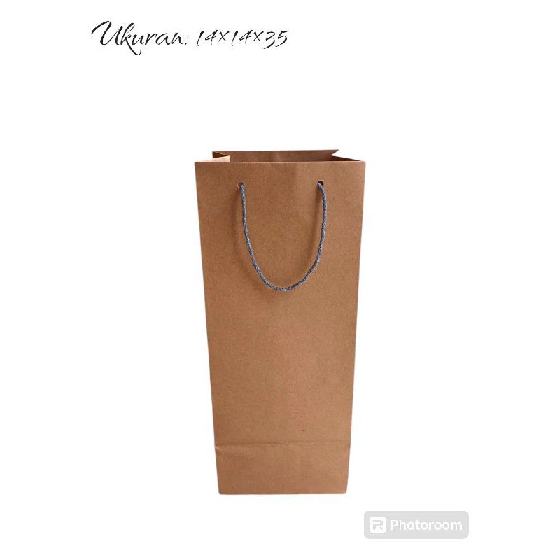 

Paperbag Souvenir 14×14×35 | Paperbag Polos Coklat | Terlaris | Tas Kado | Tas Souvenir