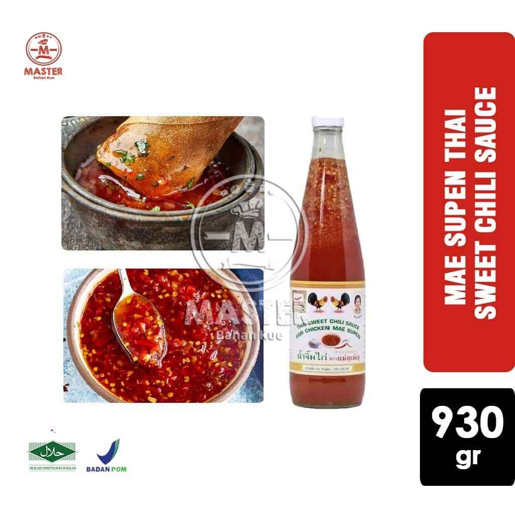 

Saus Cabai Manis Thailand Mae Supen Sweet Chili Sauce Maesupen [Botol Kaca 930gr]