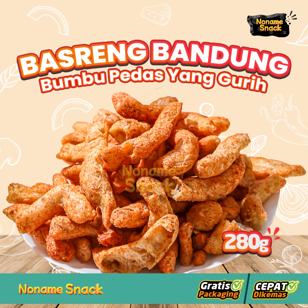 

Noname Snack - Basreng Bandung Daun Jeruk 130gr