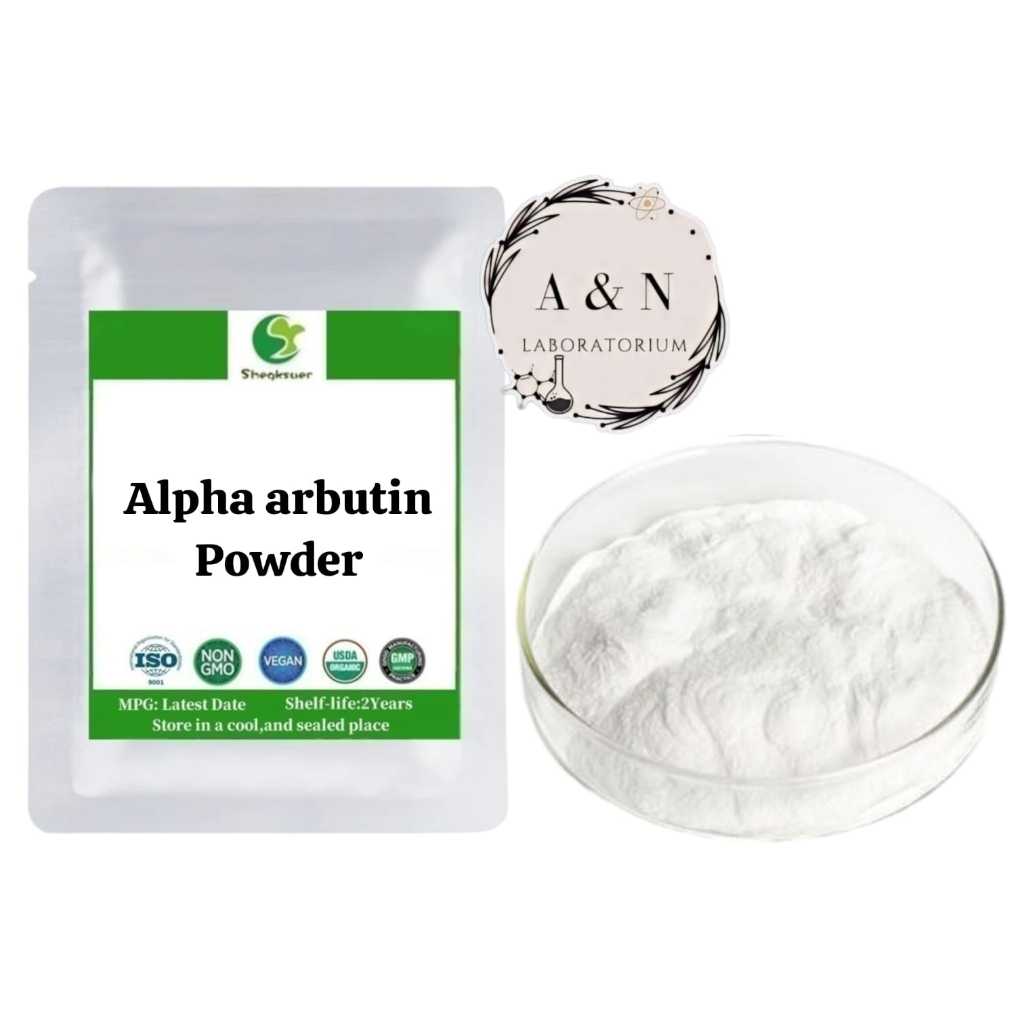 Enzim Alpha Arbutin Enzym Alpha Arbutin / Bubuk Alpha Arbutin Powder Alpha Arbutin 99% 100 gr