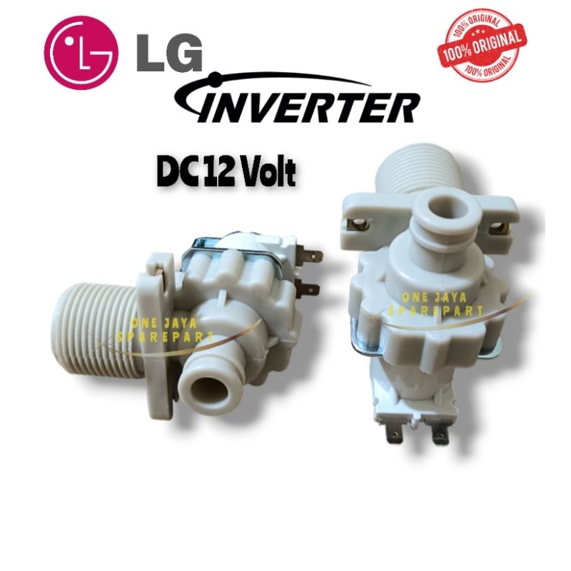Selenoid Water Inlet Valve Mesin Cuci LG Top Loading Inverter DC 12V 1 Tabung  T2107VSPCK T2107VSPM 
