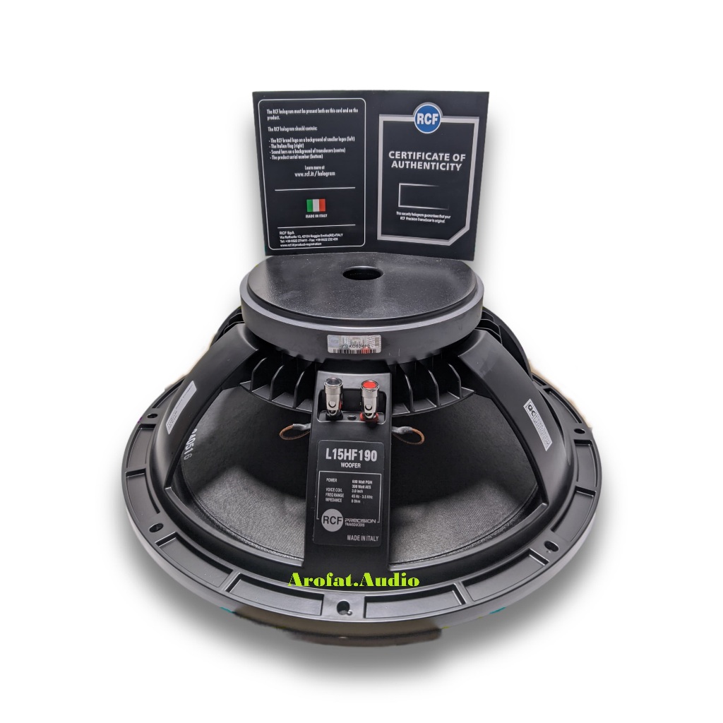 Komponen speaker RCF L15HF190 15 inch / 15hf190 / RCF L15HF190
