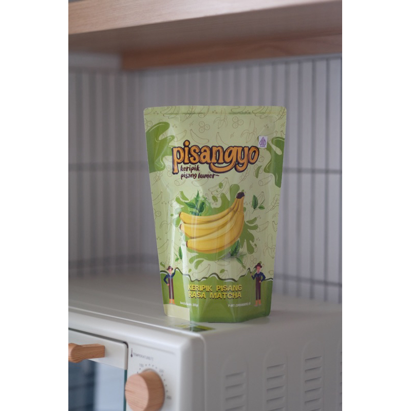 

Keripik Pisang Cokelat Varian Greentea