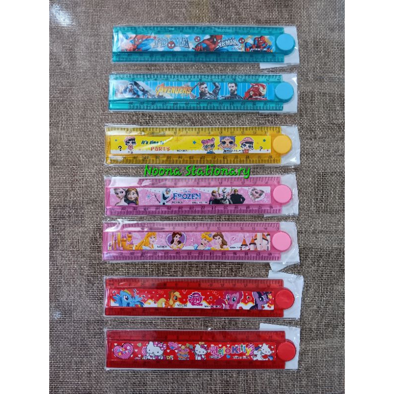 

Penggaris Lipat Karakter 30 cm