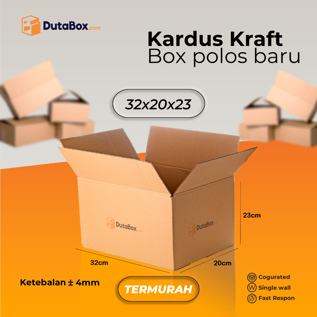 

Kardus Box Baru 30x25x20 ( Single Wall ) Kardus packing