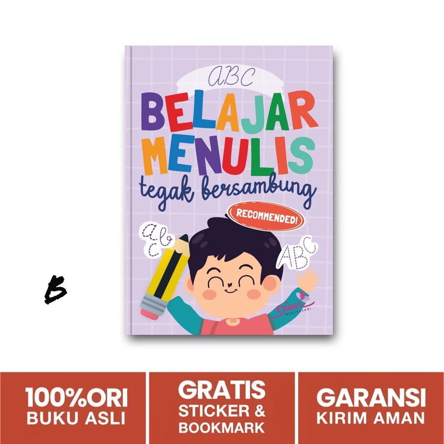 Buku ABC Belajar Menulis Tegak Bersambung (Terang Sejati)