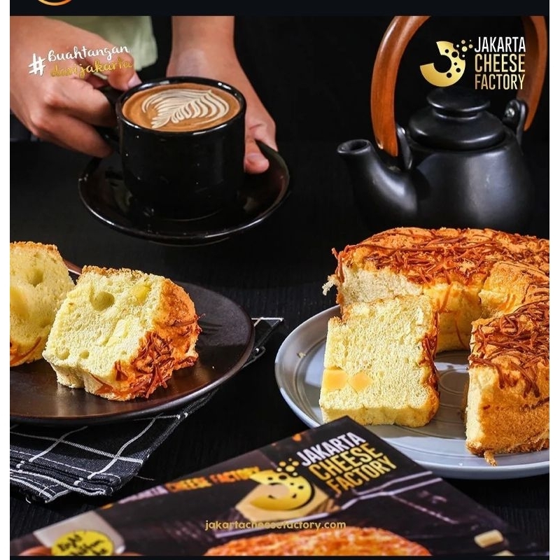 CHIFFON DOUBLE CHEESE cake by Jakarta cheese factory