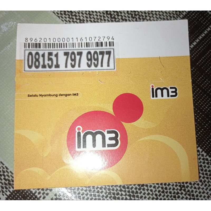 Nomor cantik kartu perdana im3 Angka Hoki 97 Nomor cantik kartu perdana im3 9977 Nomor cantik kartu 