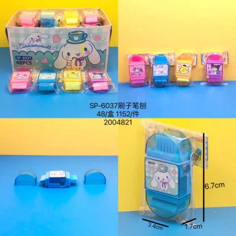 

3in1 sanrio penghapus sanrio sikat sanrio rautan sanrio serutan sanrio penghapus set sanrio set