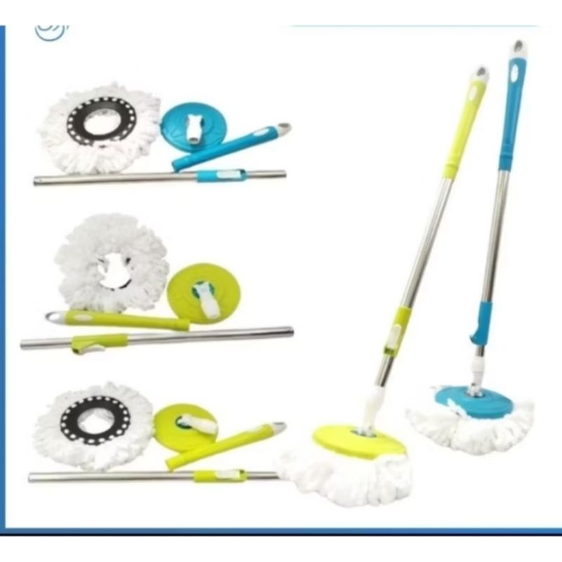 N5 Tongkat Refill Pel Putar + Kain Refill Mop Tongkat Pel Putar Cadangan
